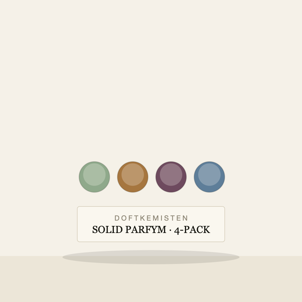 Doftprov 01 – Solid Parfym (4-pack)